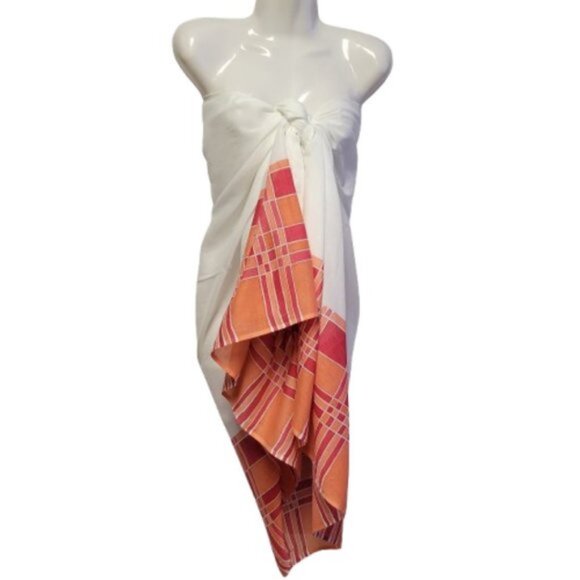 Womens Sarong Pareo Beach Cover Up Swimsuit Coverups Cotton Sarong TIE Wrap NEW - Picture 6 of 6